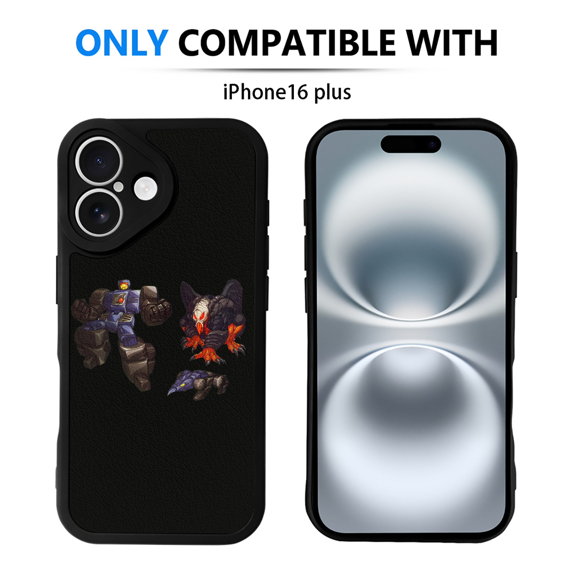 （画像用）  【iPhone 16シリーズ対応】シリコンスマホケース（レザー調） 材質：シリコン